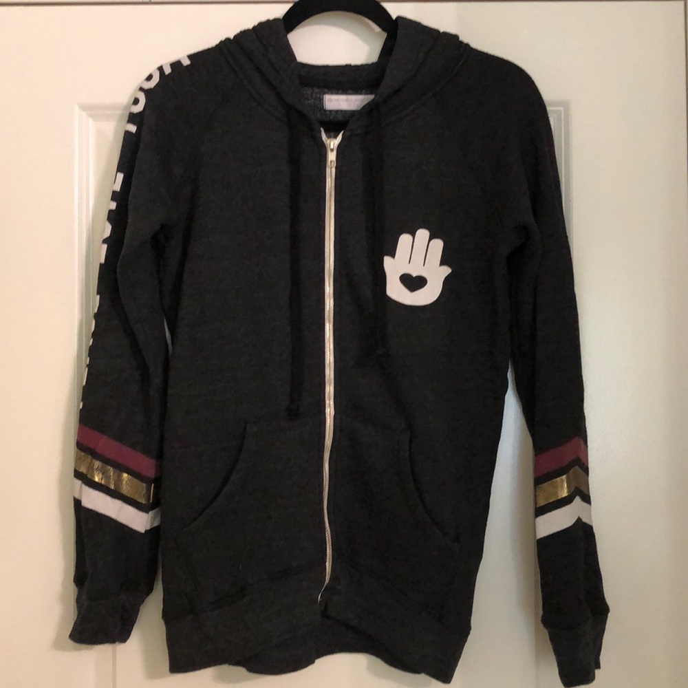 *Spiritual Gangster Zip-up Hoodie. Size Medium